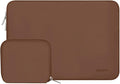 MOSISO Laptop Case 15 inch, 15 inch Laptop Sleeve Bag Compatible with MacBook Air 15 M4 A3241 M3 A3114 M2 A2941 2025 2024 2023, Dell XPS 15, Neoprene Computer Sleeve Bag with Small Case, Caramel Brown