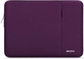 MOSISO Laptop Case 16 inch, 15-15.6 inch Laptop Sleeve Compatible with MacBook Pro 16 M4 M3 M2 M1, HP Acer Dell Lenovo ASUS Notebook, Polyester Vertical Computer Sleeve Bag with Pocket, Magenta Purple