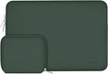 MOSISO Laptop Case 14 inch, 14 inch Laptop Sleeve Bag Compatible with HP Lenovo Dell ASUS Acer, HP Stream, Dell Latitude, Lenovo IdeaPad, Neoprene Computer Sleeve Bag with Small Case, Midnight Green