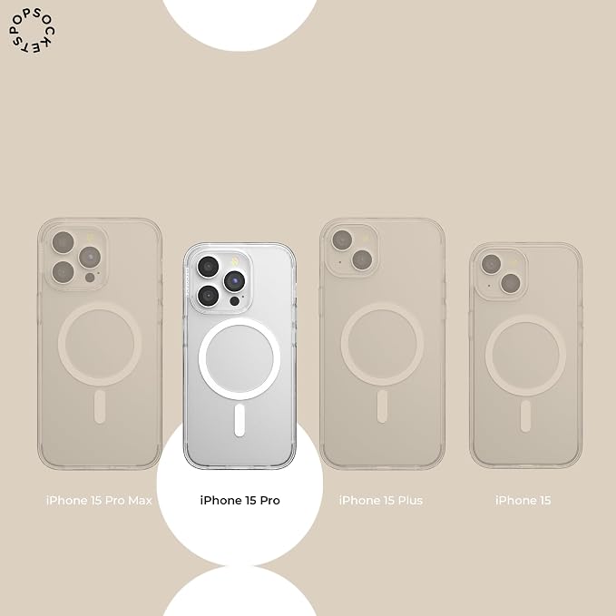 PopSockets iPhone 15 Pro Phone Case with MagSafe, Wireless Charging Compatible, Dragon - The 13