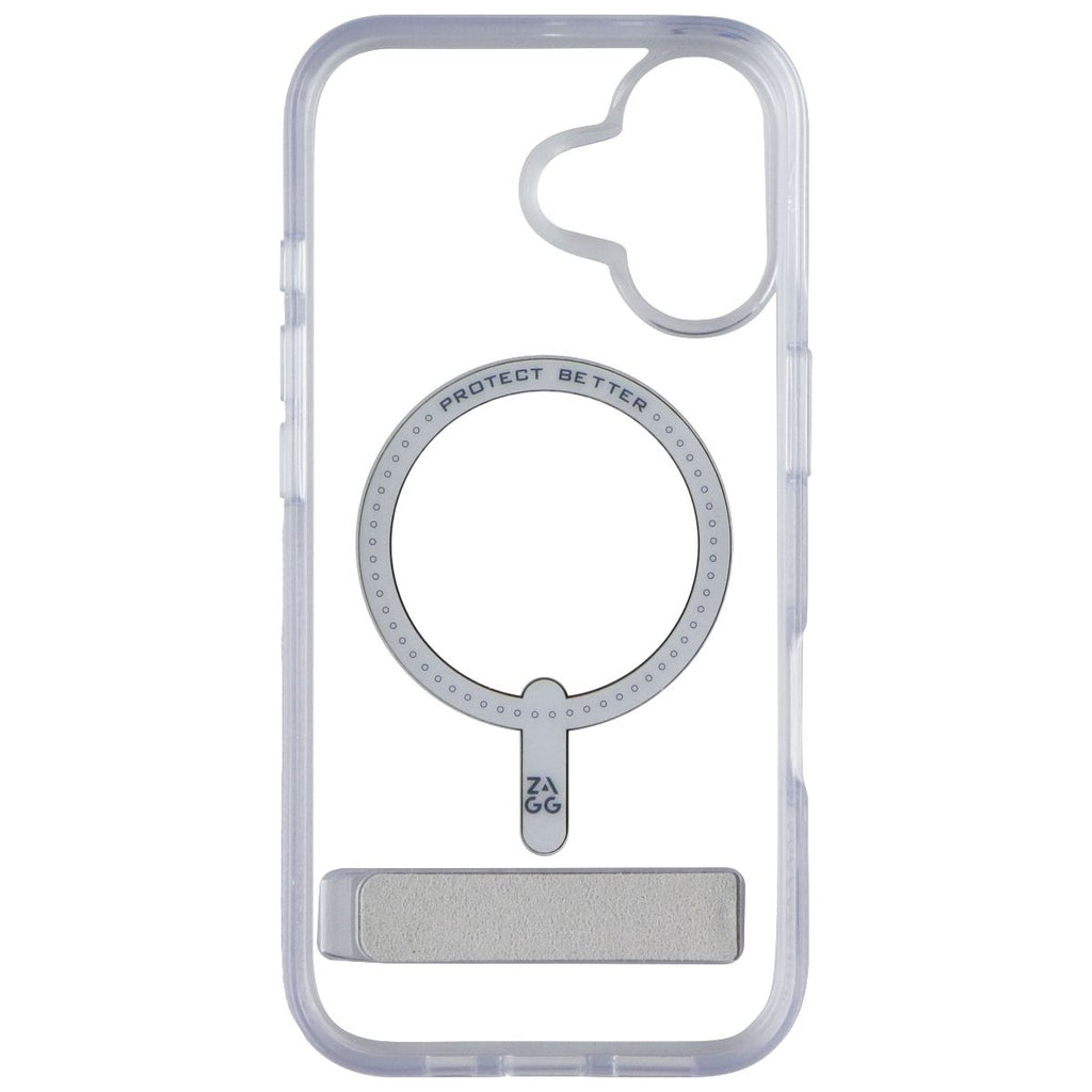 ZAGG Crystal Palace Snap Case with Kickstand for MagSafe for iPhone 17 - Clear