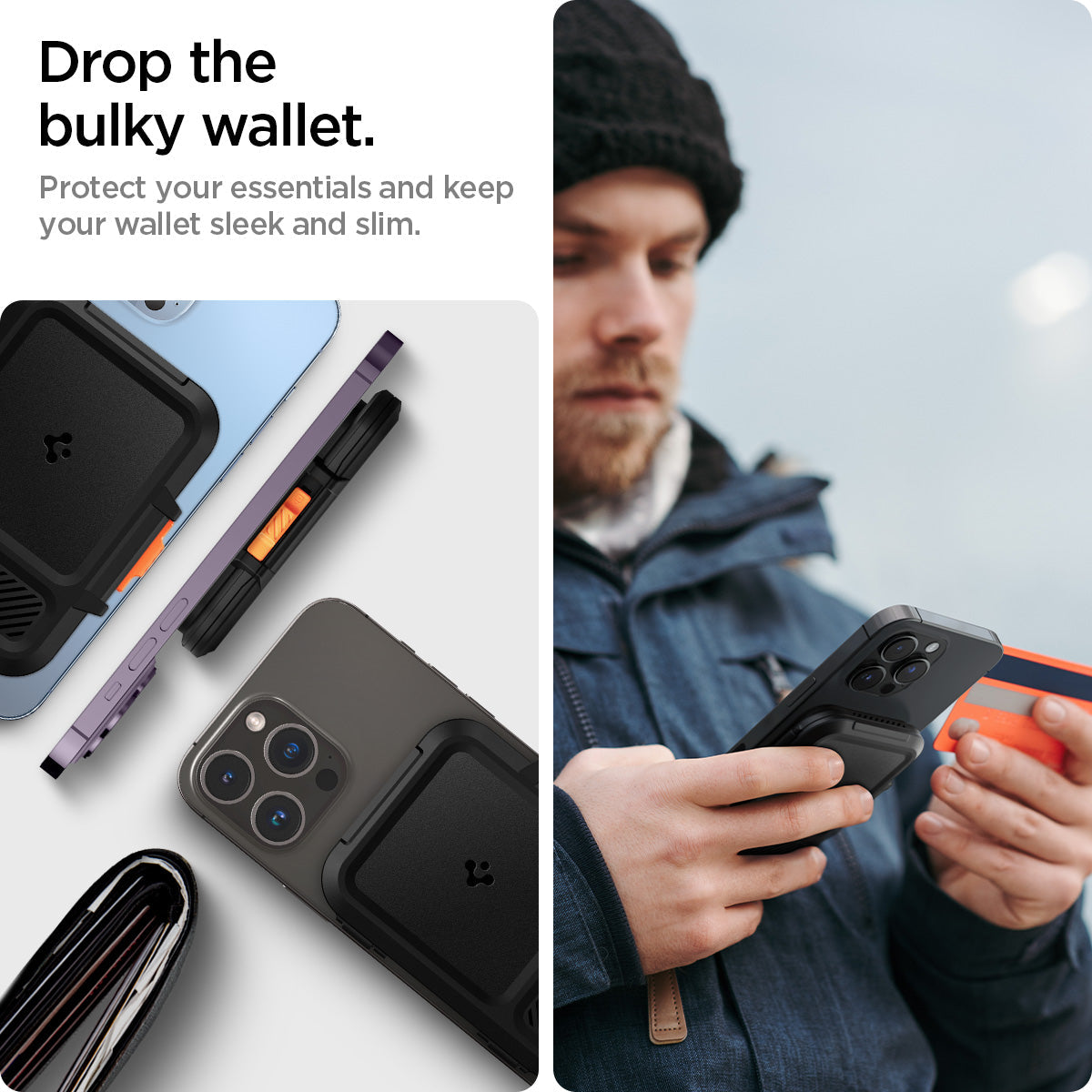 Spigen MagSafe Card Holder – Lock Fit (MagFit)